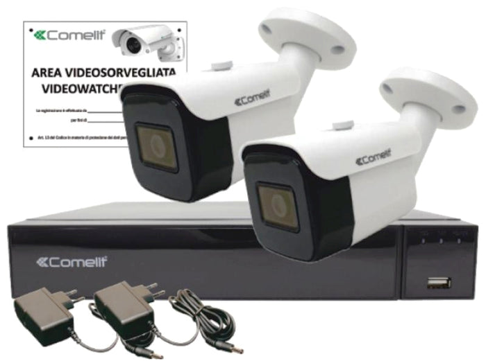KIT VIDEOSORVEGLIANZA COMELIT AHD SMART