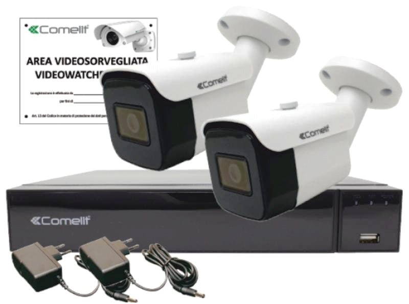 KIT VIDEOSORVEGLIANZA COMELIT AHD SMART