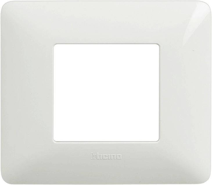 PLACCA 2 MODULI BIANCA BTICINO MATIX