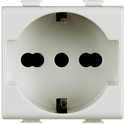 PRESA STANDARD TEDESCO E BIPASSO 2P+T 10/16A BTICINO MATIX