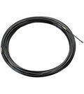 MOLLA,SONDA TIRACAVI IN NYLON   Ø 4MM + PUNTA TERMINALE  Ø 6MM,COLORE NERO, LUNGHEZZA 15 METRI