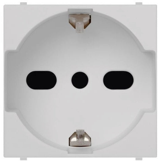 PRESA UNEL BIPASSO 2P+T 10/16 A 2 MODULI AVE SERIE BANQUISE