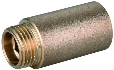 PROLUNGA FILETTATA MASCHIO-FEMMINA 1/2"×15 mm IN OTTONE GIALLO