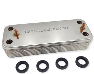 SCAMBIATORE SECONDARIO 14 PIASTRE – RICAMBIO BAXI