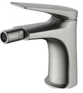 Miscelatore bidet serie Delos in acciaio inox S.316