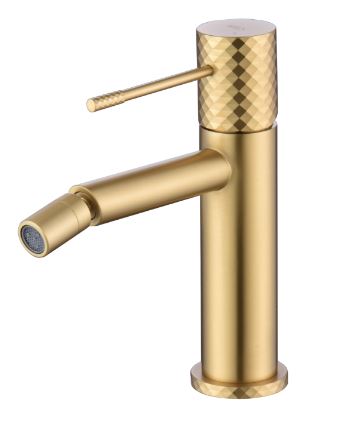 MISCELATORE BIDET SERIE GENOVA ORO SPAZZOLATO