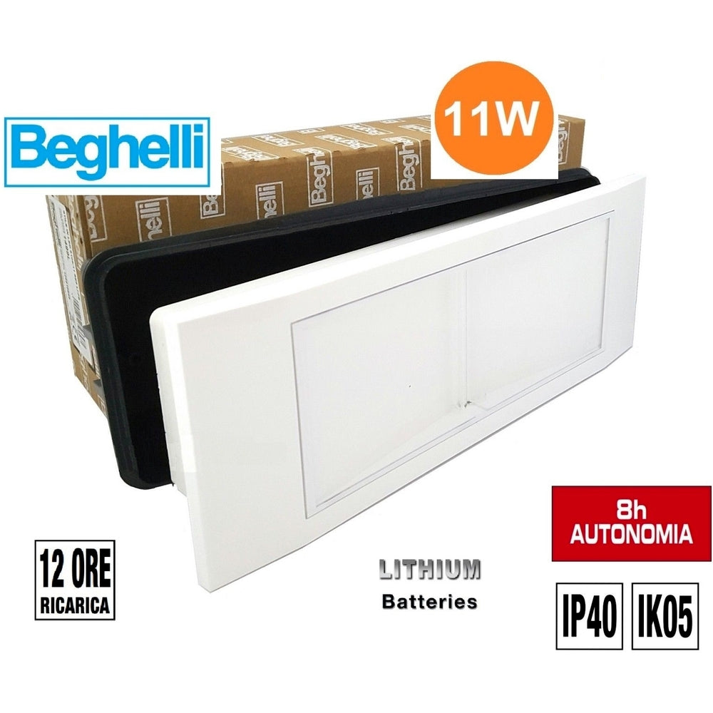 LAMPADA DI EMERGENZA A LED BEGHELLI STILE IN 8106/11 SE8 LI-FE