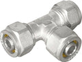 RACCORDO A "T" INTERMEDIO A STRINGERE Ø 20X20X20 mm