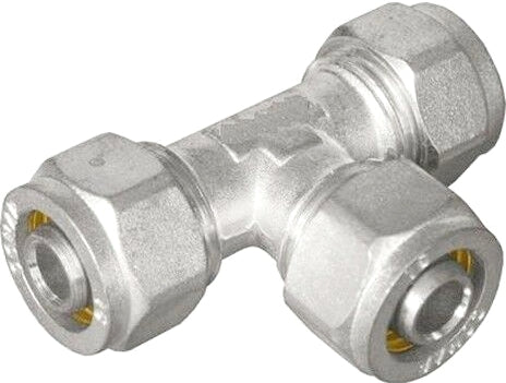 RACCORDO A "T" INTERMEDIO A STRINGERE Ø 32X32X32 mm