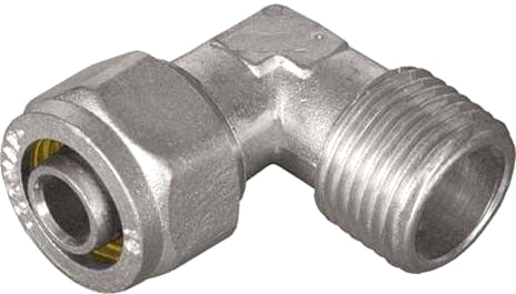 GOMITO FILETTATO MASCHIO A STRINGERE Ø 20×1/2"