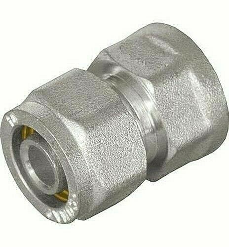 RACCORDO DRITTO FILETTATO FEMMINA A STRINGERE Ø 16×1/2"