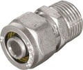 RACCORDO DRITTO FILETTATO MASCHIO A STRINGERE Ø 20×3/4"