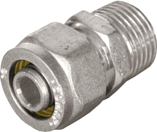 RACCORDO DRITTO FILETTATO MASCHIO A STRINGERE Ø 20×3/4"