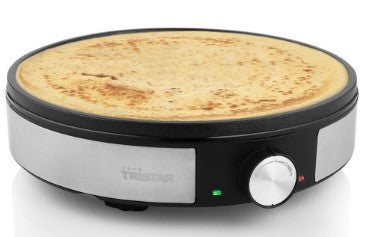 CREPE MAKER TRISTAR 1200W CON PIASTRA IN ALLUMINIO Ø 30 cm