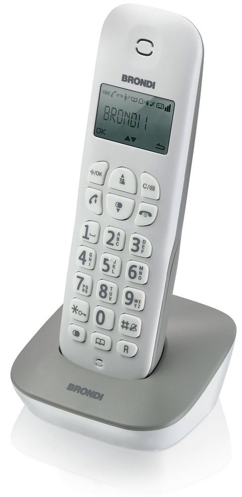 TELEFONO CORDLESS BRONDI GALA BIANCO