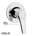 MISCELATORE INCASSO DOCCIA SERIE BLUES CROMO NOBILI