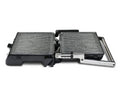 BISTECCHIERA INOX 2000W CON TERMOSTATO PIASTRE PETRAVERA STACCABILI 29,3X23CM