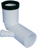 CURVA PROLUNGATA 90° PER WC Ø 90-90 mm CON 1 ATTACCO DESTRO Ø 50 mm
