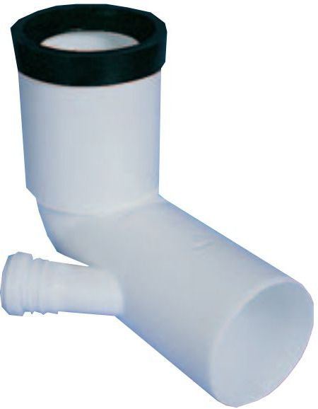 CURVA PROLUNGATA 90° PER WC Ø 90-90 mm CON 1 ATTACCO DESTRO Ø 50 mm