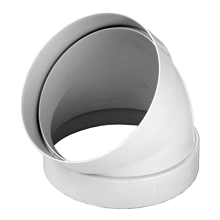 CURVA A 45° F-F IN ABS Ø100 mm