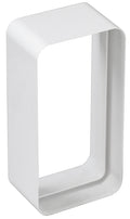 GIUNTO IN ABS PER TUBO DI AERAZIONE RETTANGOLARE 120x60 mm
