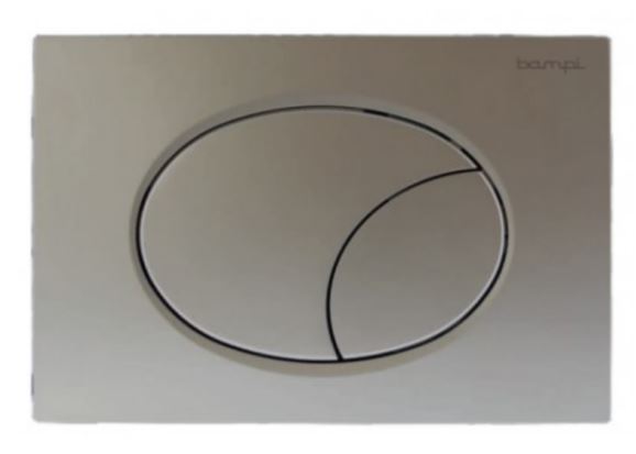 WC PLACCA MECCANICA FLOW CROMATA 2 TASTI