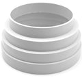 CONO DI RIDUZIONE IN ABS M-F Ø100-125 mm PER TUBO NON BICCHIERATO