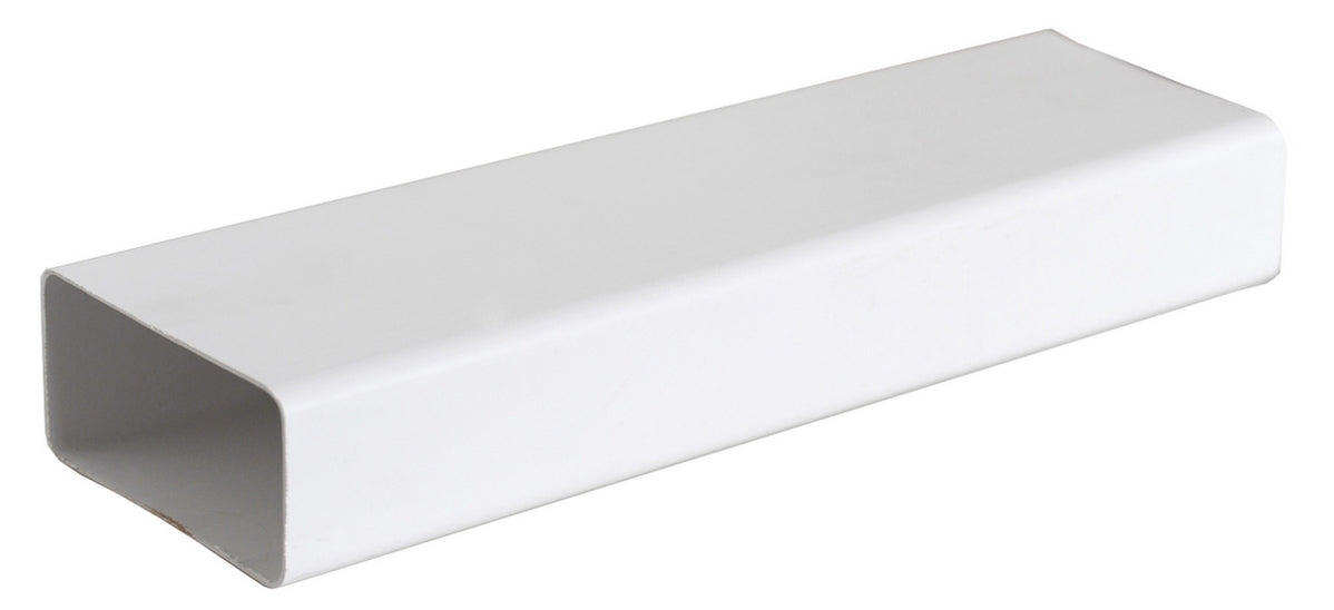 TUBO RETTANGOLARE IN PVC  L=1,5 mt. Ø120x60 mm PER SISTEMA DI AERAZIONE CANALIZZATA