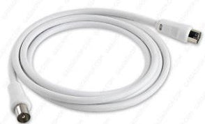 CAVO PROLUNGA ANTENNA TERRESTRE COASSIALE RG59 1.5 METRI MASCHIO FEMMINA