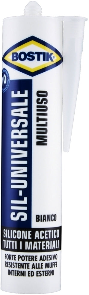 SILICONE ACETICO UNIVERSALE BIANCO BOSTIK 280 ml