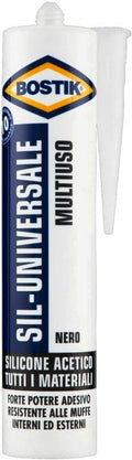 SILICONE ACETICO UNIVERSALE NERO BOSTIK 280 ml