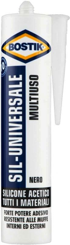 SILICONE ACETICO UNIVERSALE NERO BOSTIK 280 ml