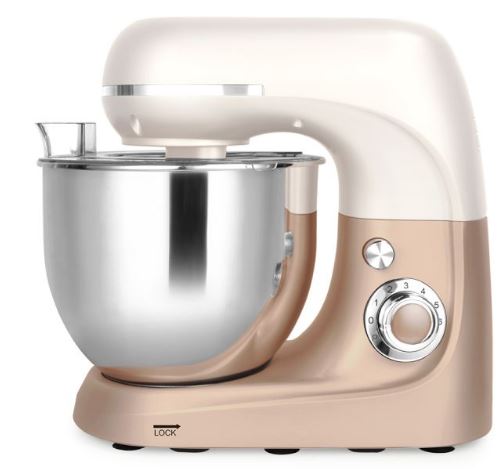 IMPASTATRICE PLANETARIA 5,3 L VERDE ALLUMINIO-ACCIAIO INOX BEIGE 1400 WATT