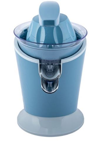 SPREMIAGRUMI ELETTRICO CARTA DA ZUCCHERO PLASTICA-ACCIAIO INOX BLU LINEA IRIDEA