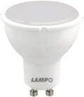 LAMPADINA LED  CON DIFFUSORE OPACO 7W LUCE NATURALE ATTACCO GU10