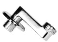 DISTANZIATORI ECCENTRICO PER RUBINETTO MISCELATORE VASCA E LAVELLO IN OTTONE CROMATO CON ROSONE M3/4*M1/2 CM 4