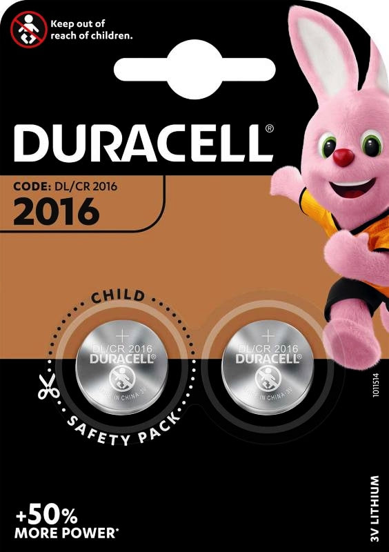 BATTERIE SPECIALISTICHE A BOTTONE AL LITIO 3V DURACELL 2016