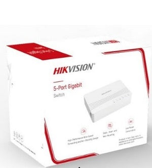 SWITCH HIKVISION 10/100/1000 5 PORTE UNMANAGED DESKTOP