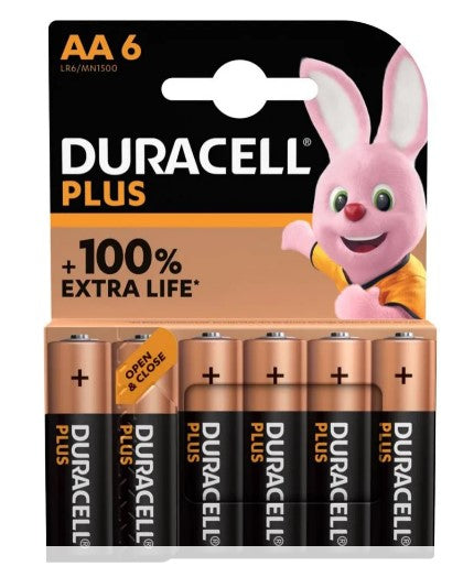 BLISTER 6 PEZZI BATTERIE MINI STILO DURACELL