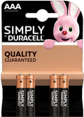 DURACELL SIMPLY MINISTILO (AAA). BLISTER 4 PILE