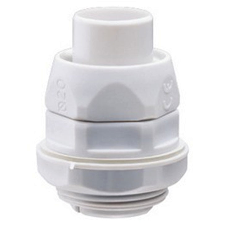 RACCORDO GIREVOLE DRITTO CON PASSO GAS - RDG - IP54 - DIAMETRO GUAINA 25 mm - GRIGIO RAL7035