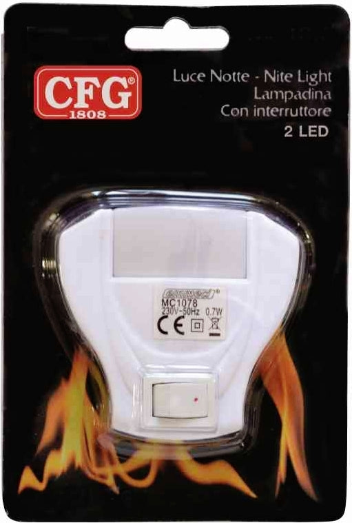 LUCE NOTTURNA CON INTERRUTTORE 0,5W