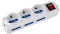 MULTIPRESA 3 SCHUKO BIPASSO + 6 BIPASSO BIANCA