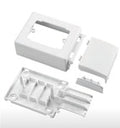 SCATOLA A TORRETTA 3 MODULI BIANCA 83.5 mm PER CANALINA 70x20