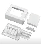 SCATOLA A TORRETTA 3 MODULI BIANCA 83.5 mm PER CANALINA 70x20