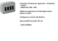 CASSETTA ESTERNA4  POSTI IP 40