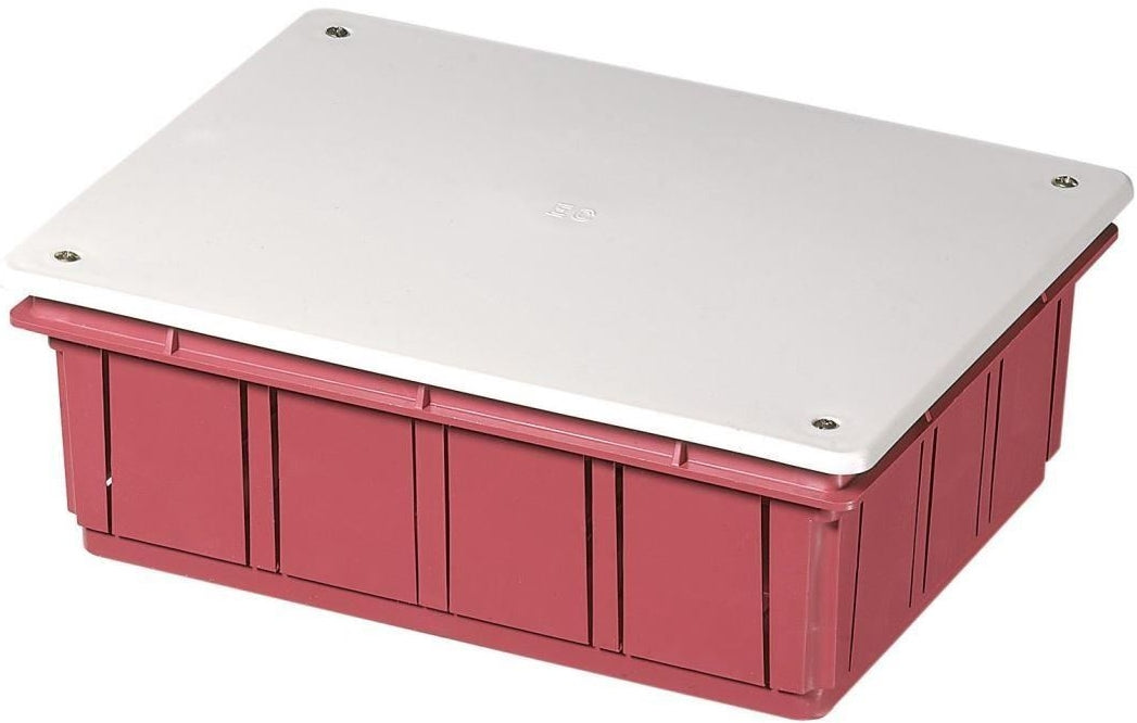 CASSETTA DI DERIVAZIONE DA INCASSO CON COPERCHIO IP40 196×152×70 mm
