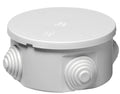 CASSETTA DI DERIVAZIONE TONDA IP44 Ø 65×35 mm CON 4 PASSACAVI