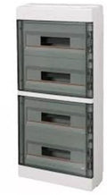 CENTRALINO CON PORTA TRASPARENTE IP40 72 MODULI