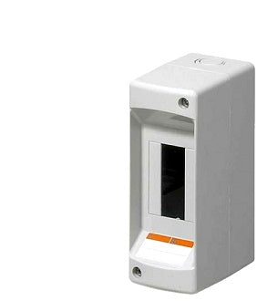 CENTRALINO DA PARETE GRIGIO 2 MODULI IP40 SENZA PORTELLINO 1-2 M.